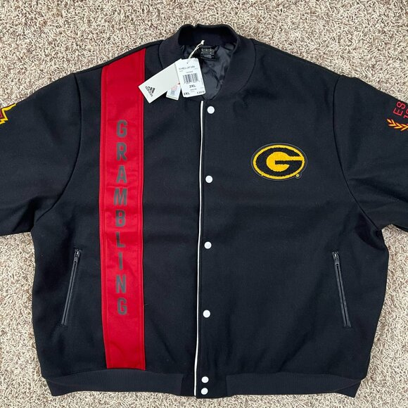 Adidas Grambling State University Tigers Dugout Jacket IU4742, Men's 2XL (New) - Picture 5 of 16